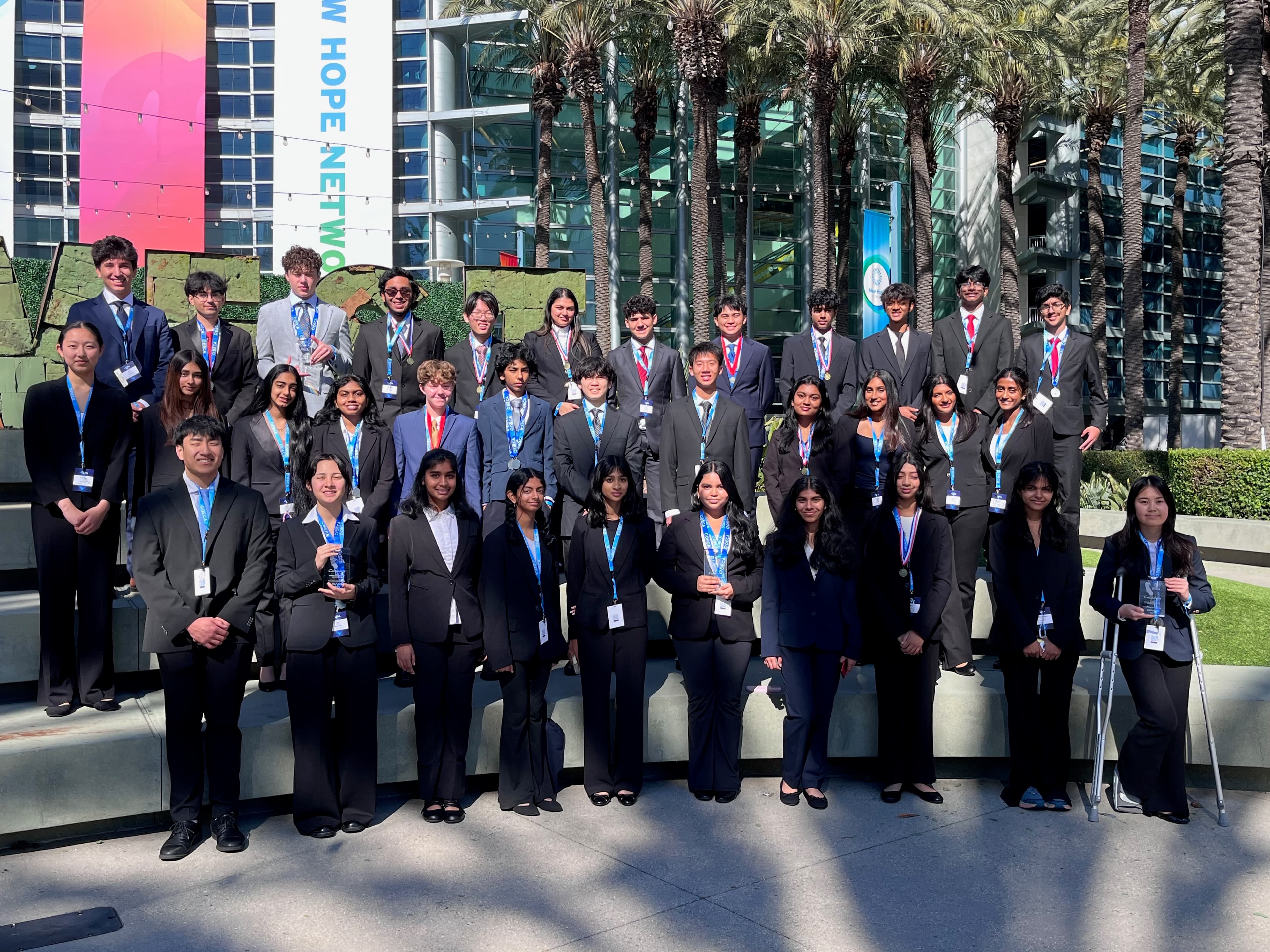 WBE team at a regional business competition