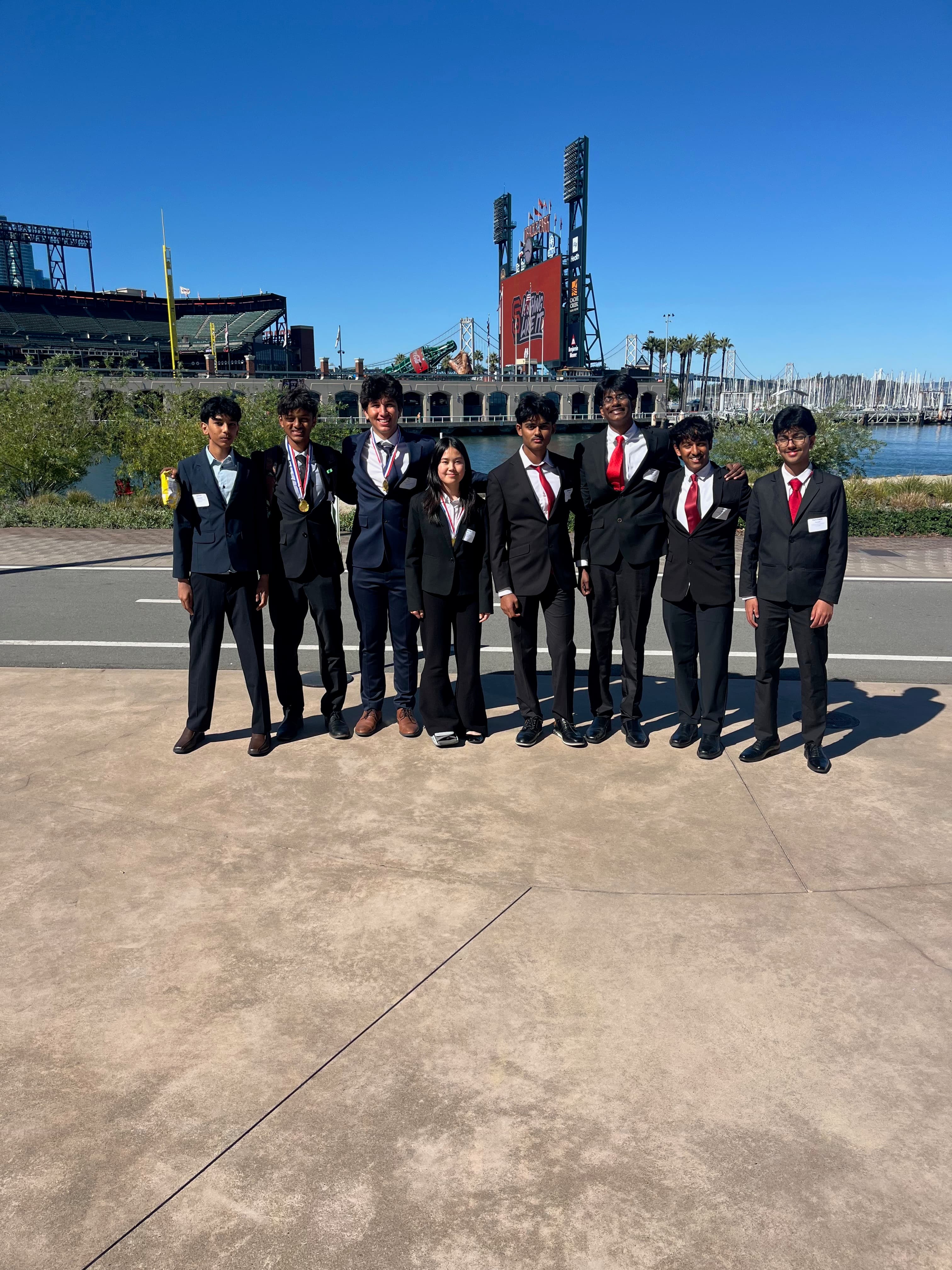 WBE team at a business competition
